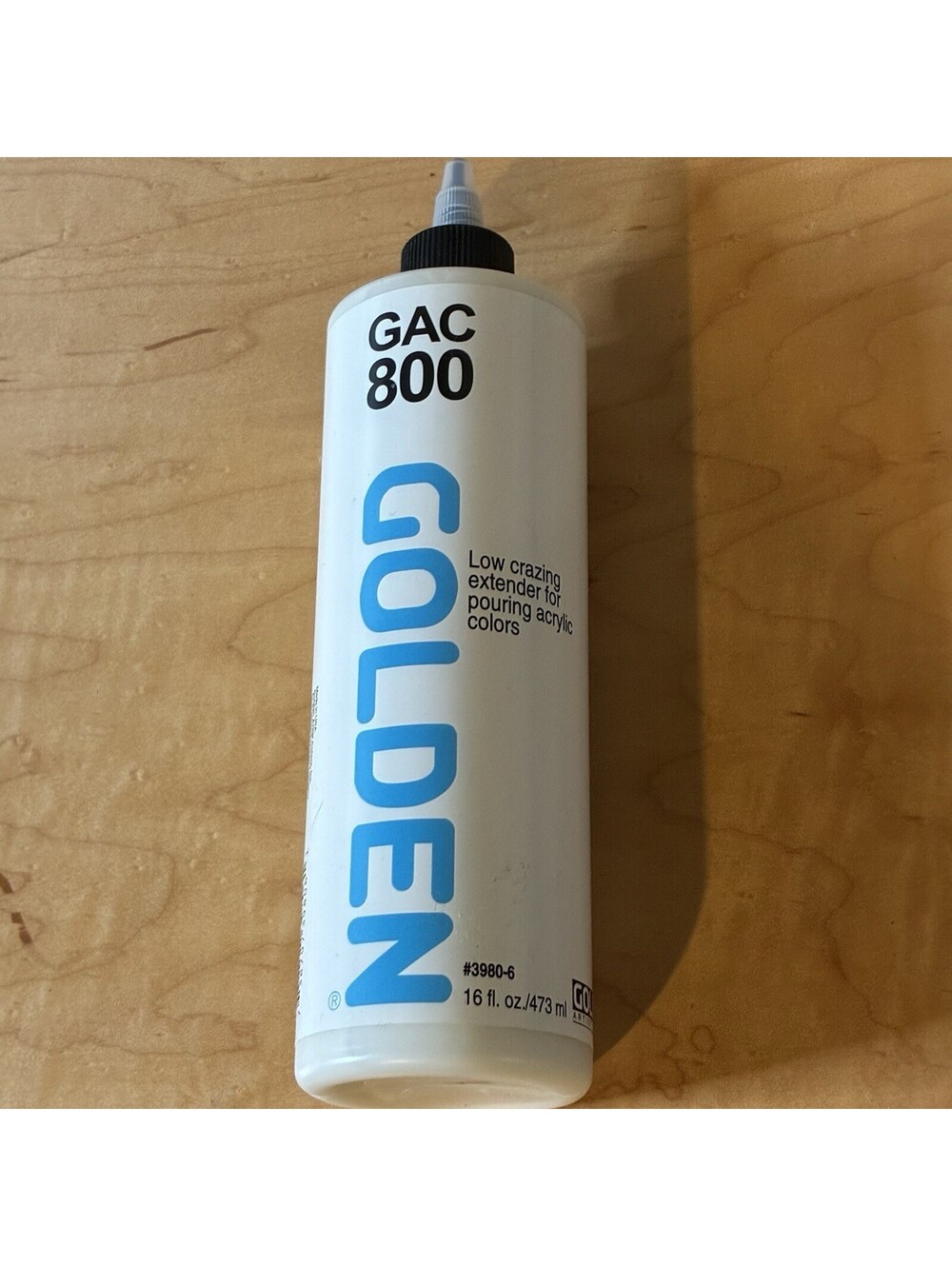 Golden 16oz GAC 800 - Low Crazing Extender for Pouring Acrylic Colors - NEW